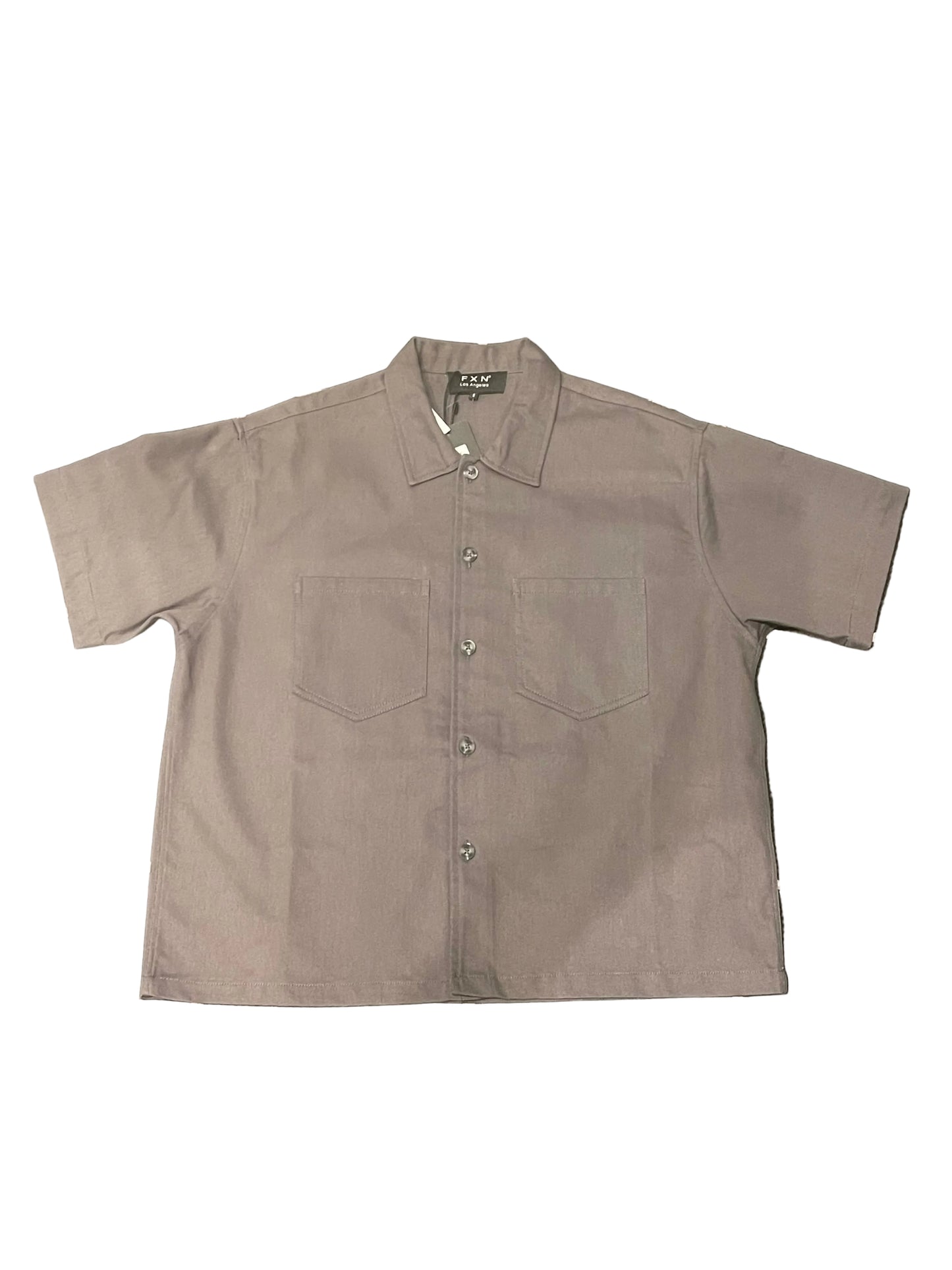 ANGEL GENTLE: BUTTON SHIRT - GRAY