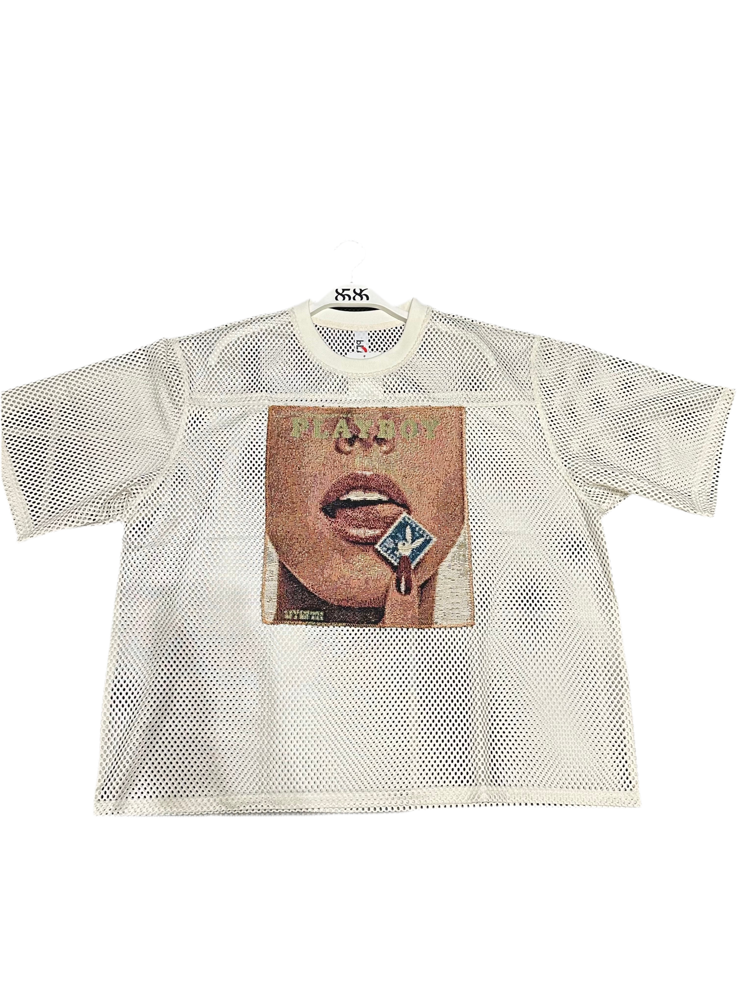 ANGEL GENTLE: PLAYBOY TAPESTRY MESH JERSEY