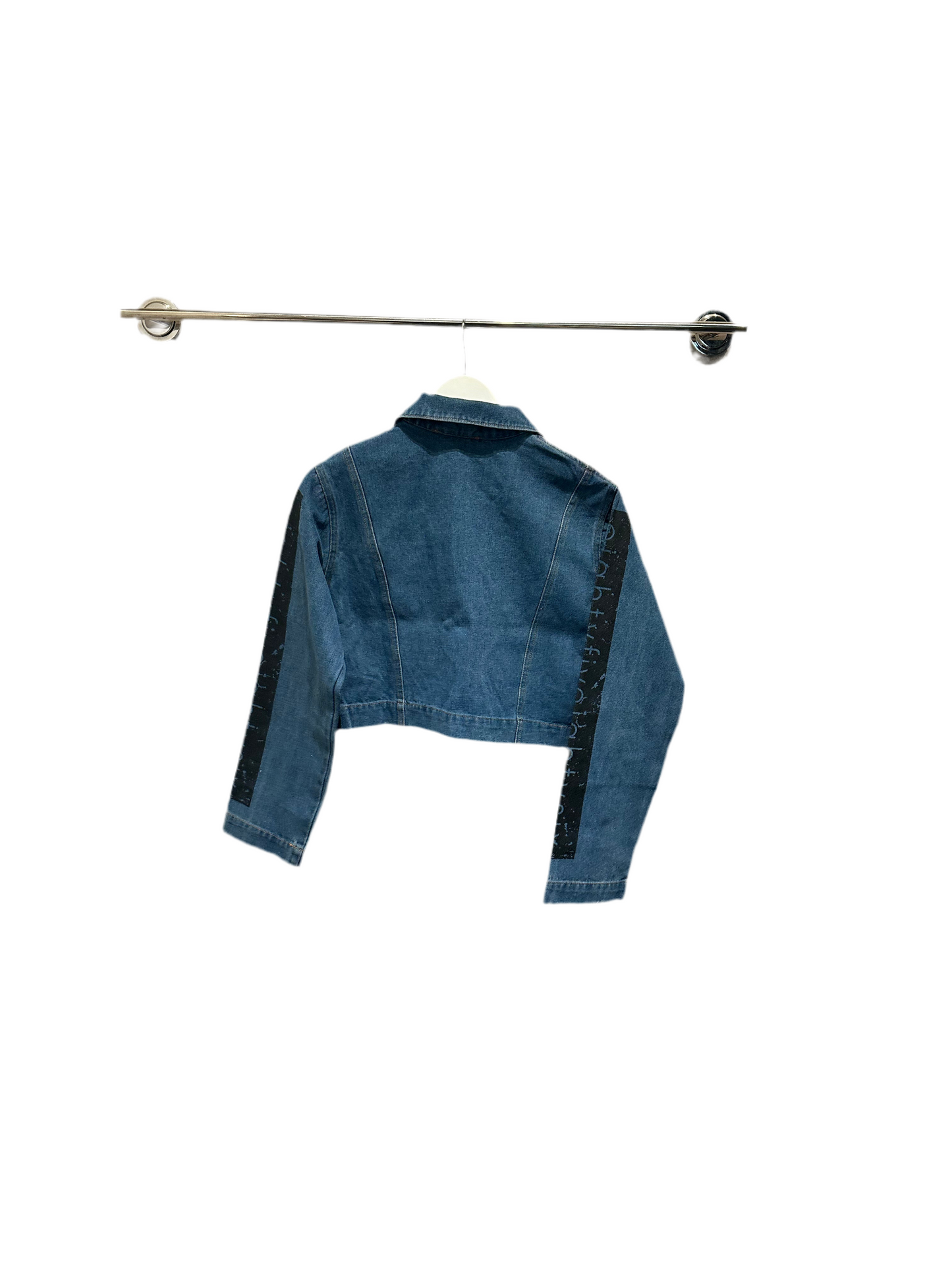8586: DENIM CROPPED JACKET