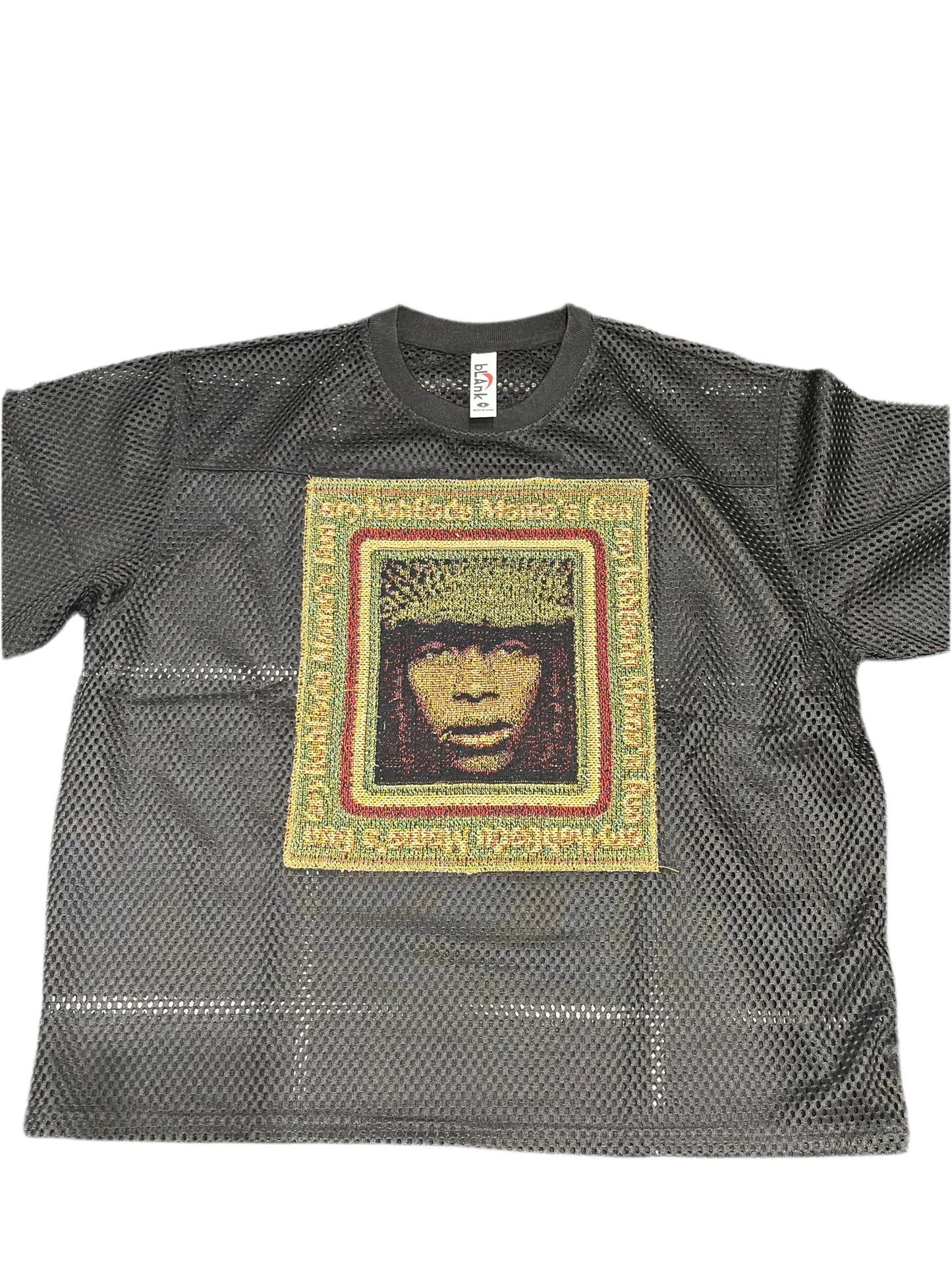 ANGEL GENTLE: E. BADU TAPESTRY JERSEY TOP