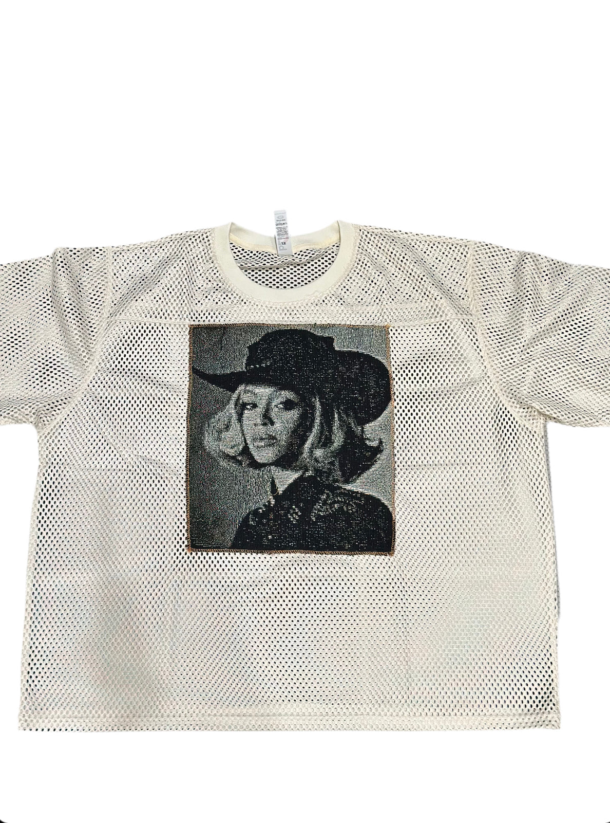 ANGEL GENTLE:COWBOY CARTER JERSEY TAPESTRY TOP