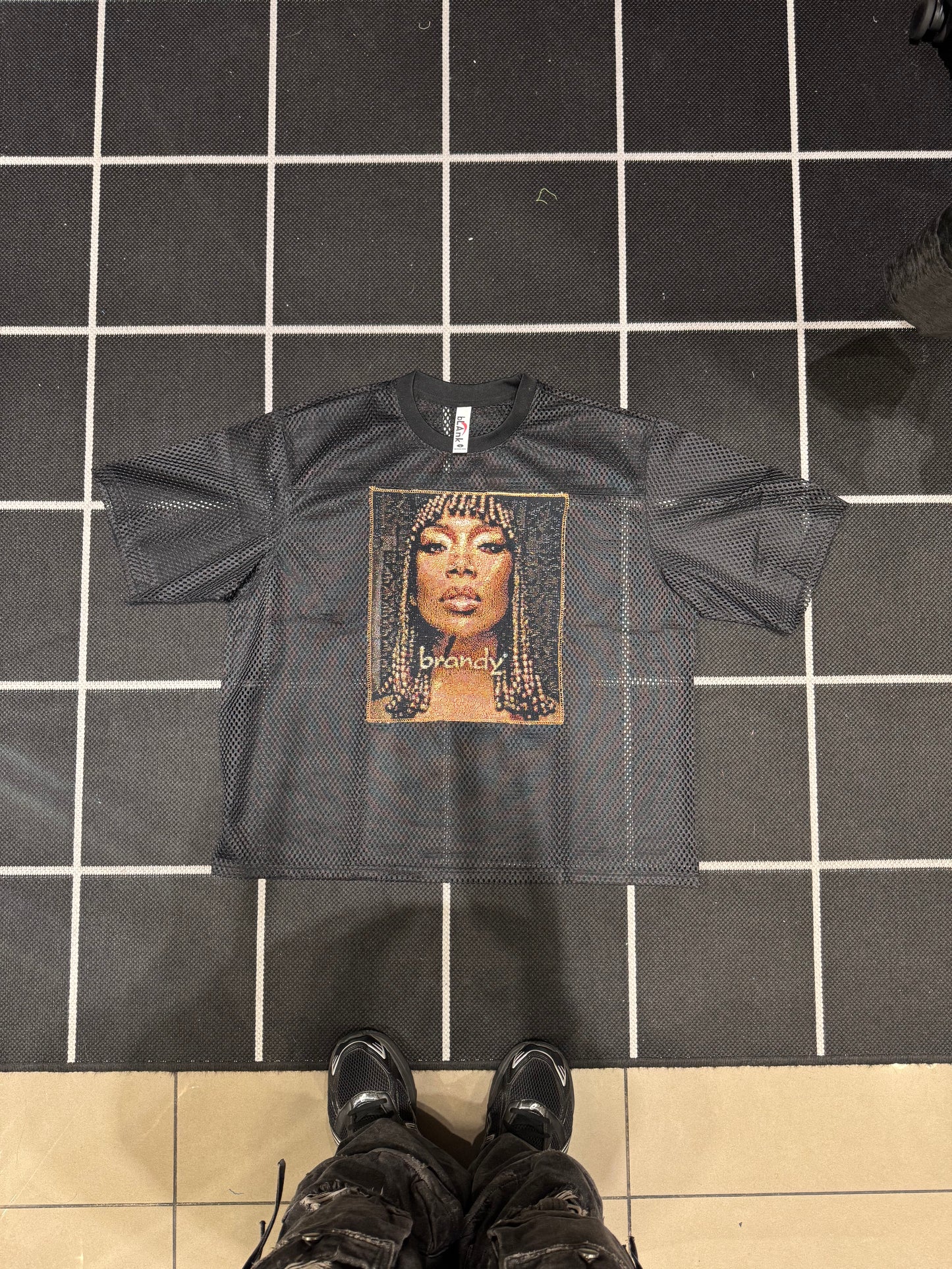 ANGEL GENTLE: BRANDY TAPESTRY MESH SHIRT
