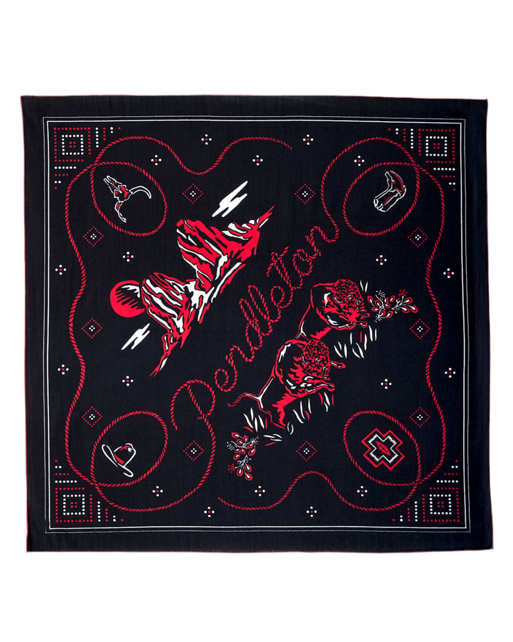 PENDLETON: COWBOY BLACK BANDANA