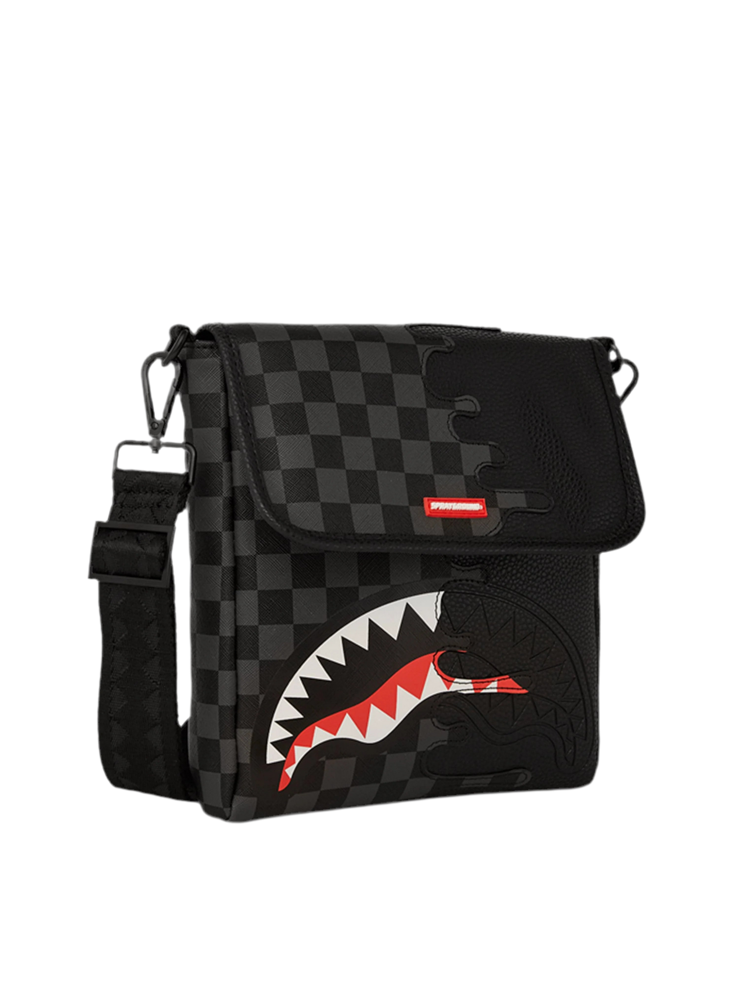 SPRAYGROUND: UNFINISHED SHARK MESSENGER SLING
