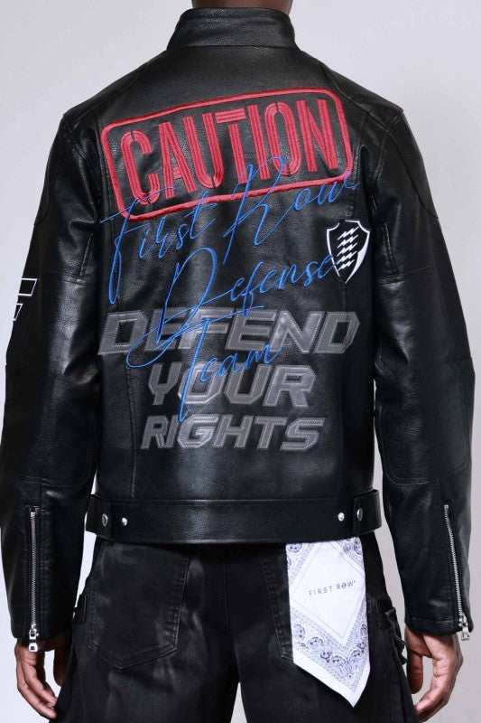 FIRST ROW: CAUTION NOT SO QUIET RACING JACKET