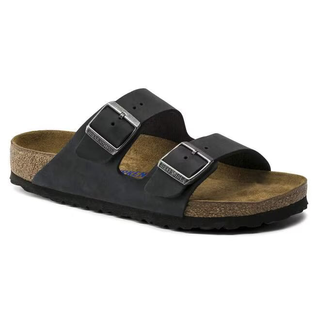 BIRKENSTOCK: WOMEN’S ARIZONA SOFT FOOTBED BLACK