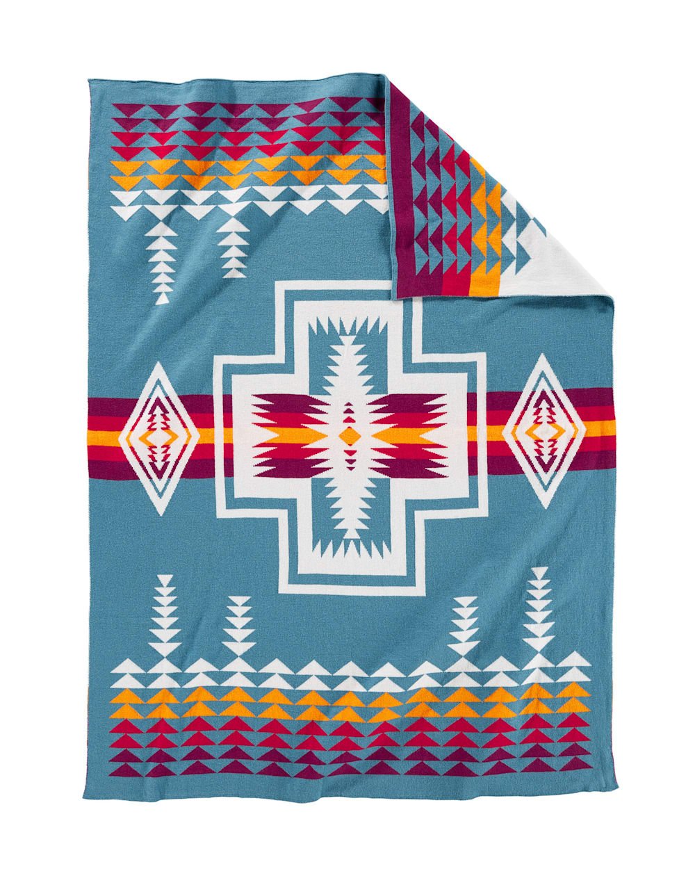 PENDLETON: KNIT BABY BLANKET WITH BEANIE