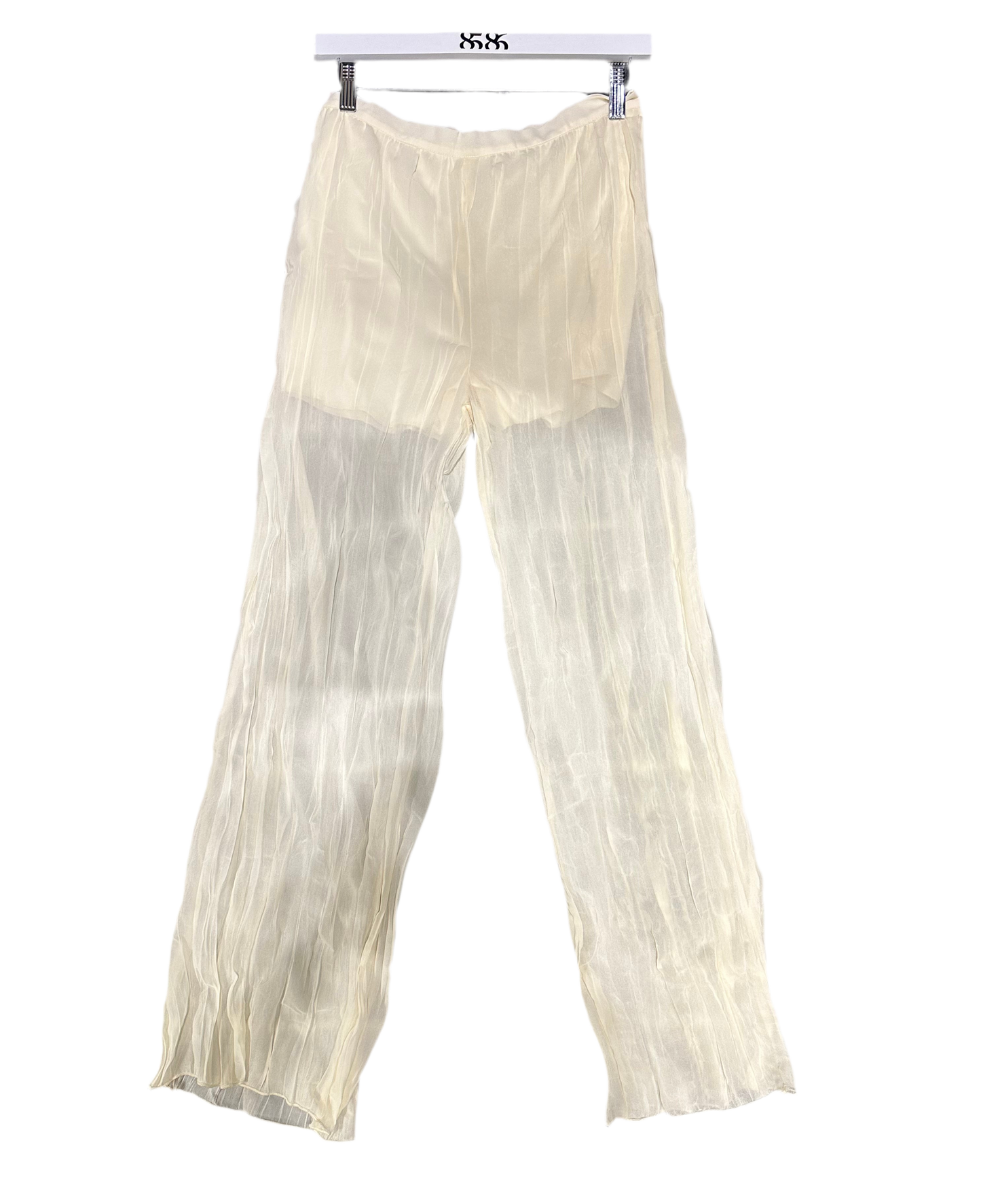 8586: THE SHEER CREAM PANTS