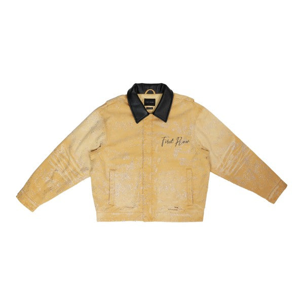 FIRST ROW: ALLOVER RHINE STONE WORKWEAR JACKET