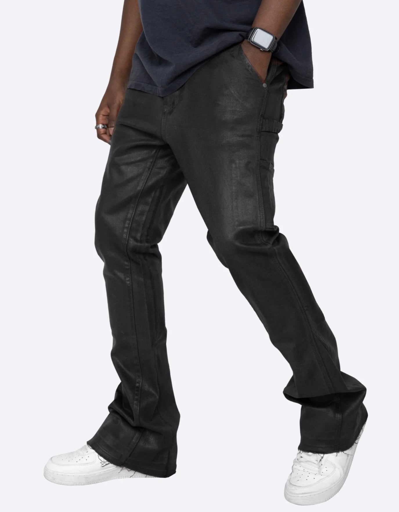 EPTM: MACKY FLARE PANTS BLACK