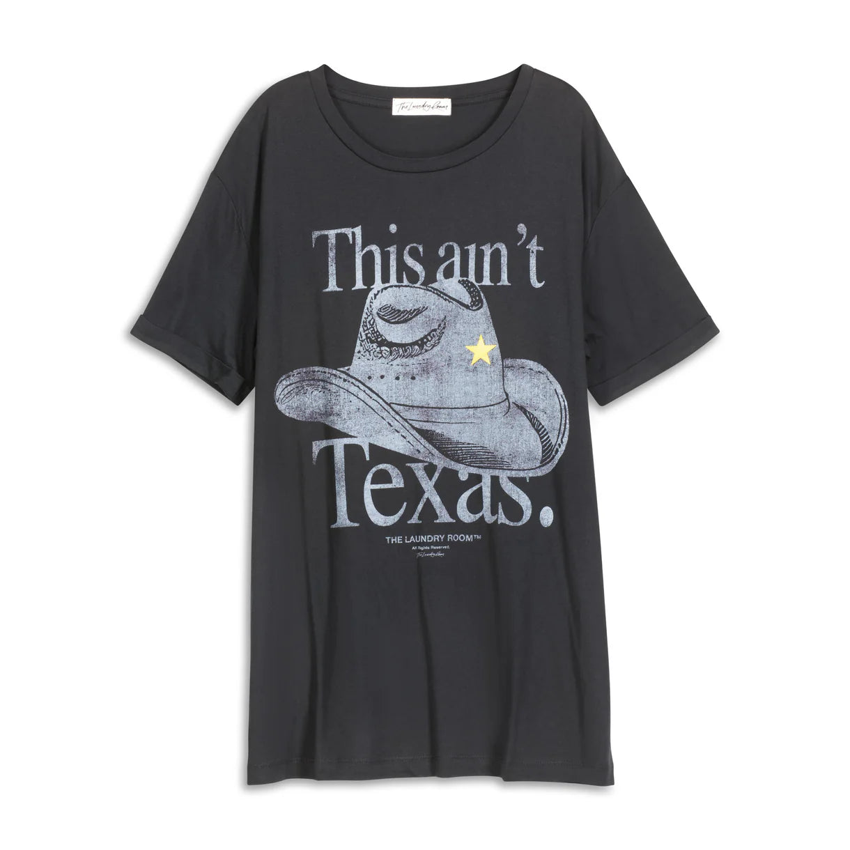 Laundry room this ain’t Texas oversized tee - 8586