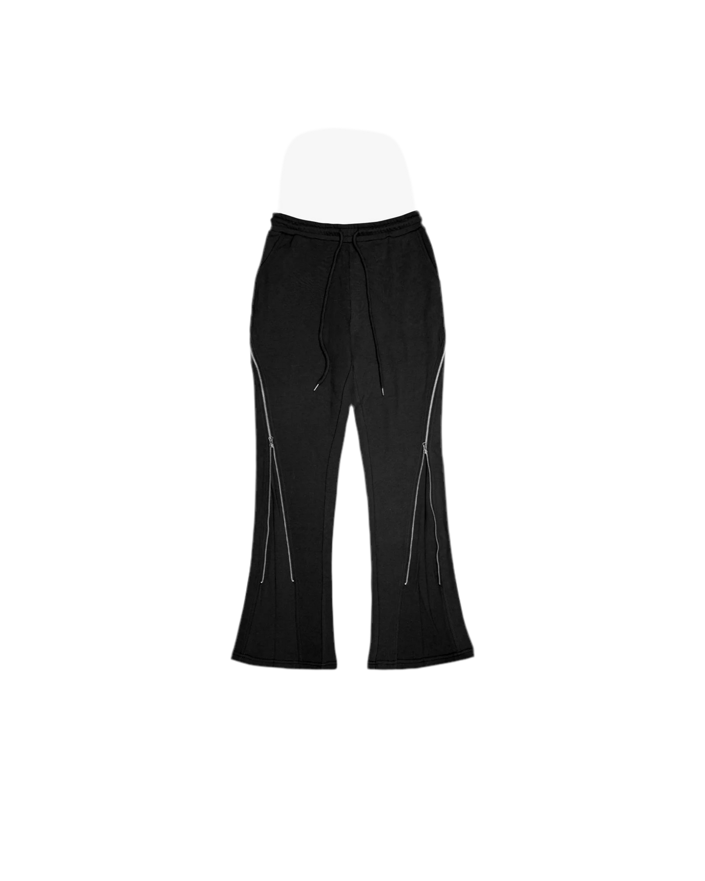 EPTM: ZIP FLARED SWEATPANTS (black)