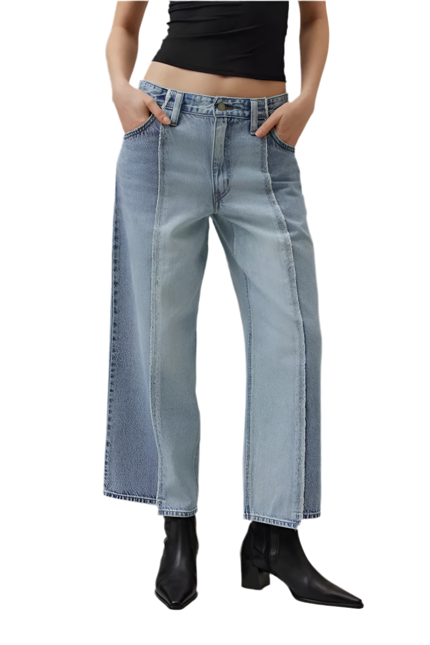 LEVIS: BAGGY DAD RECRAFTED CROPPED JEANS