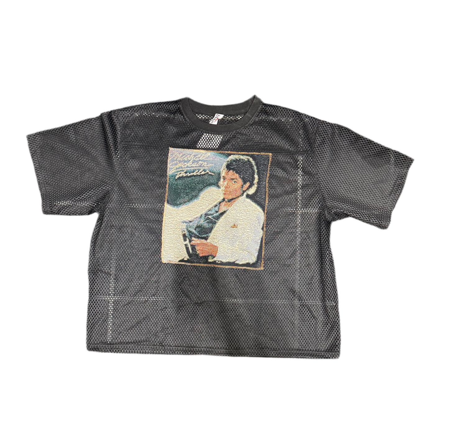 ANGEL GENTLE: MJ TAPESTRY MESH SHIRT