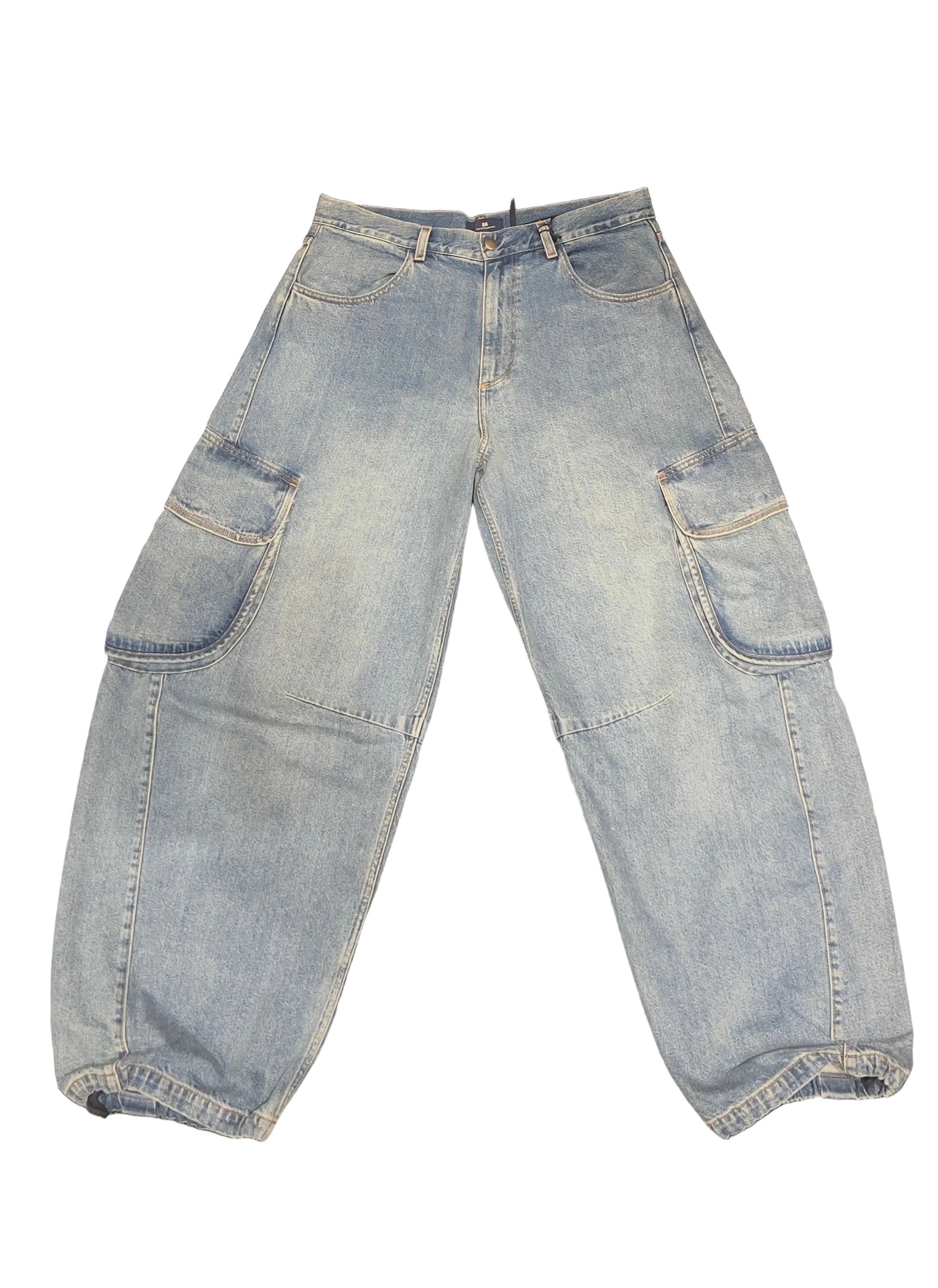 LEVI'S VINTAGE: BAGGY FIT CARGO POCKET JEANS – 85 86