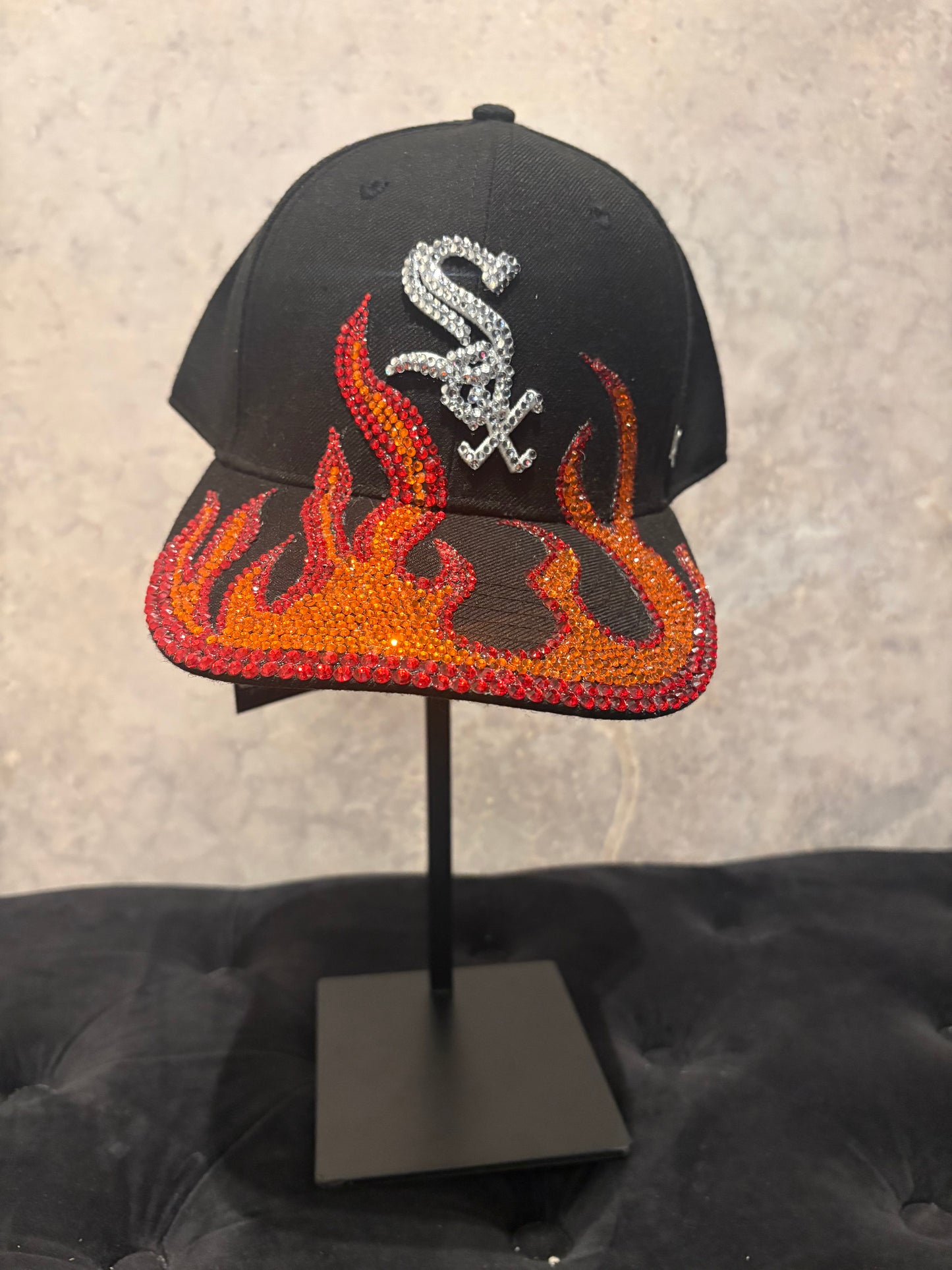 THE BEDAZZLED CAP: CHICAGO WHITE SOX