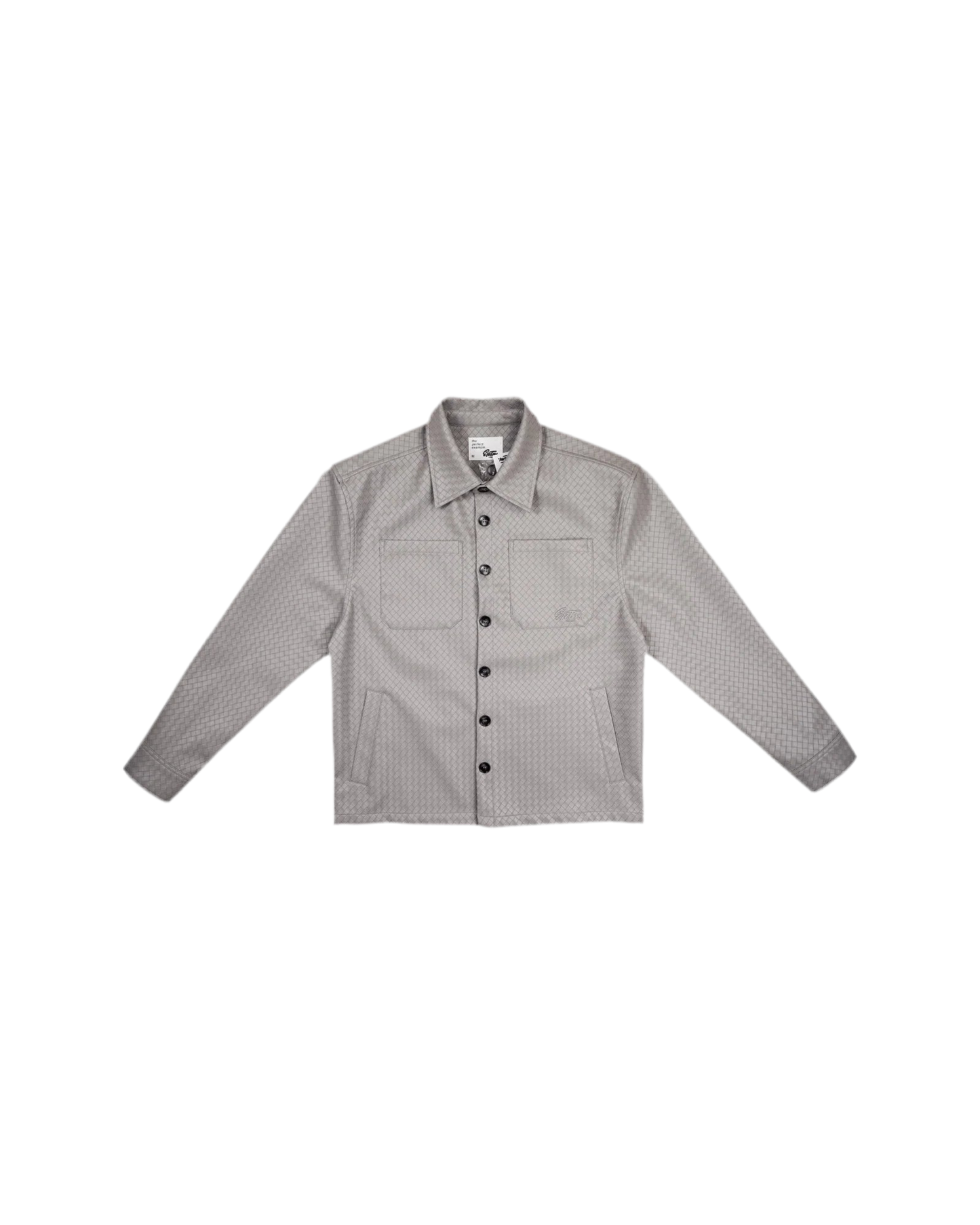 EPTM: MATEO WOVEN FAUX LEATHER SHIRT JACKET