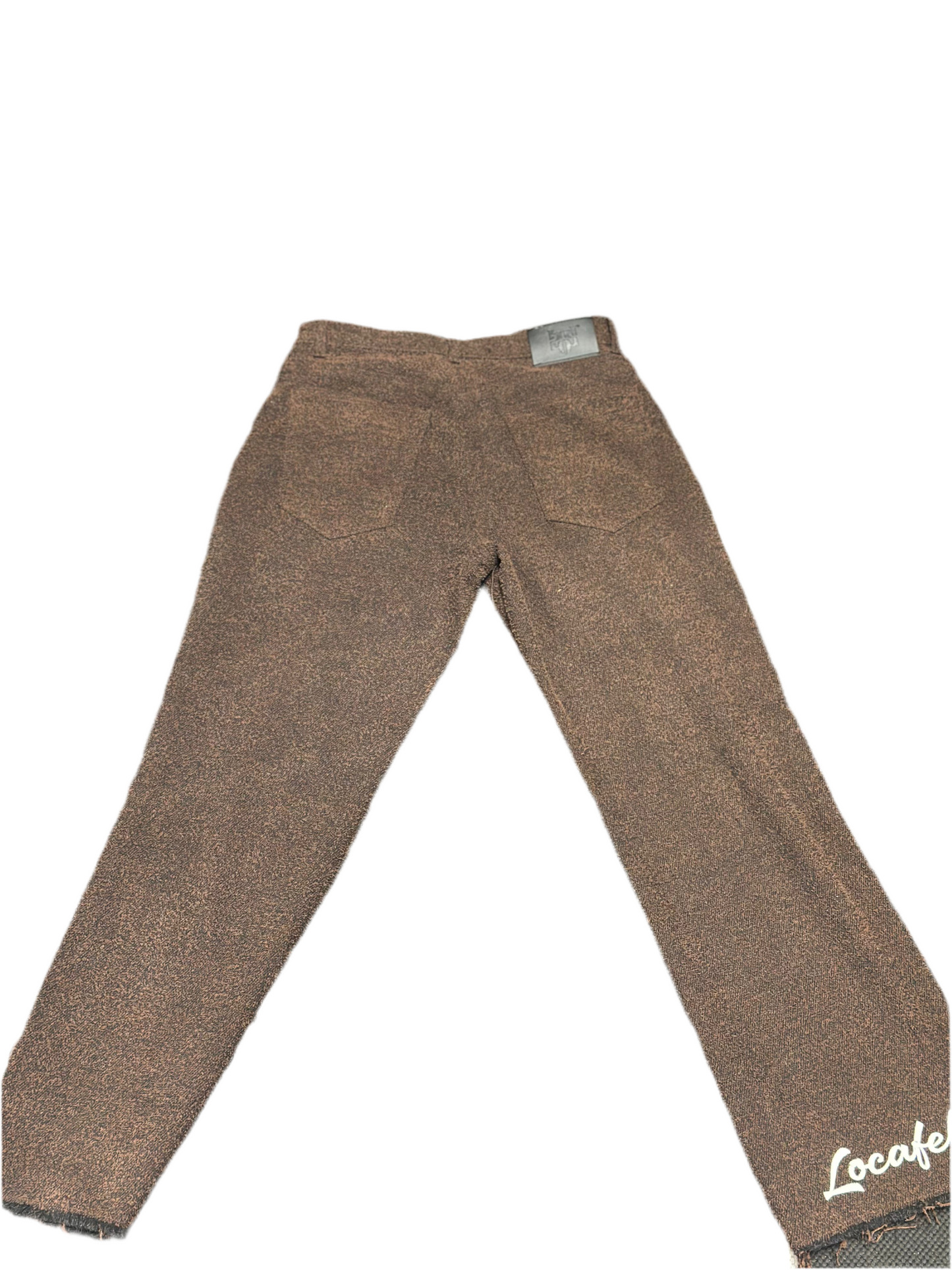 LOCAFELLA: CHENILLE STYLO PANTS