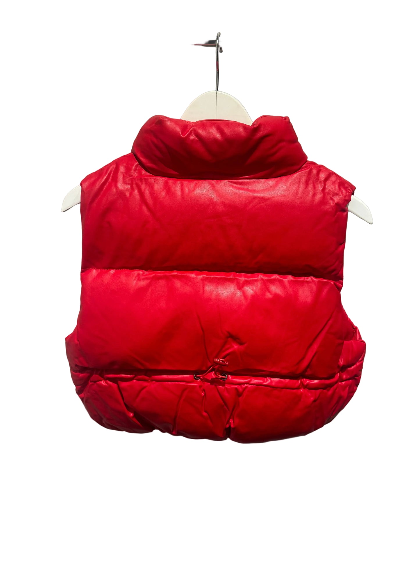 8586: RED PUFFER VEST