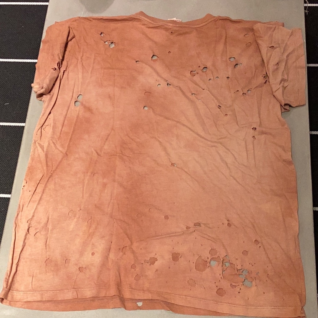 US RAGS : DESTROYED VINTAGE TEE ORANGE