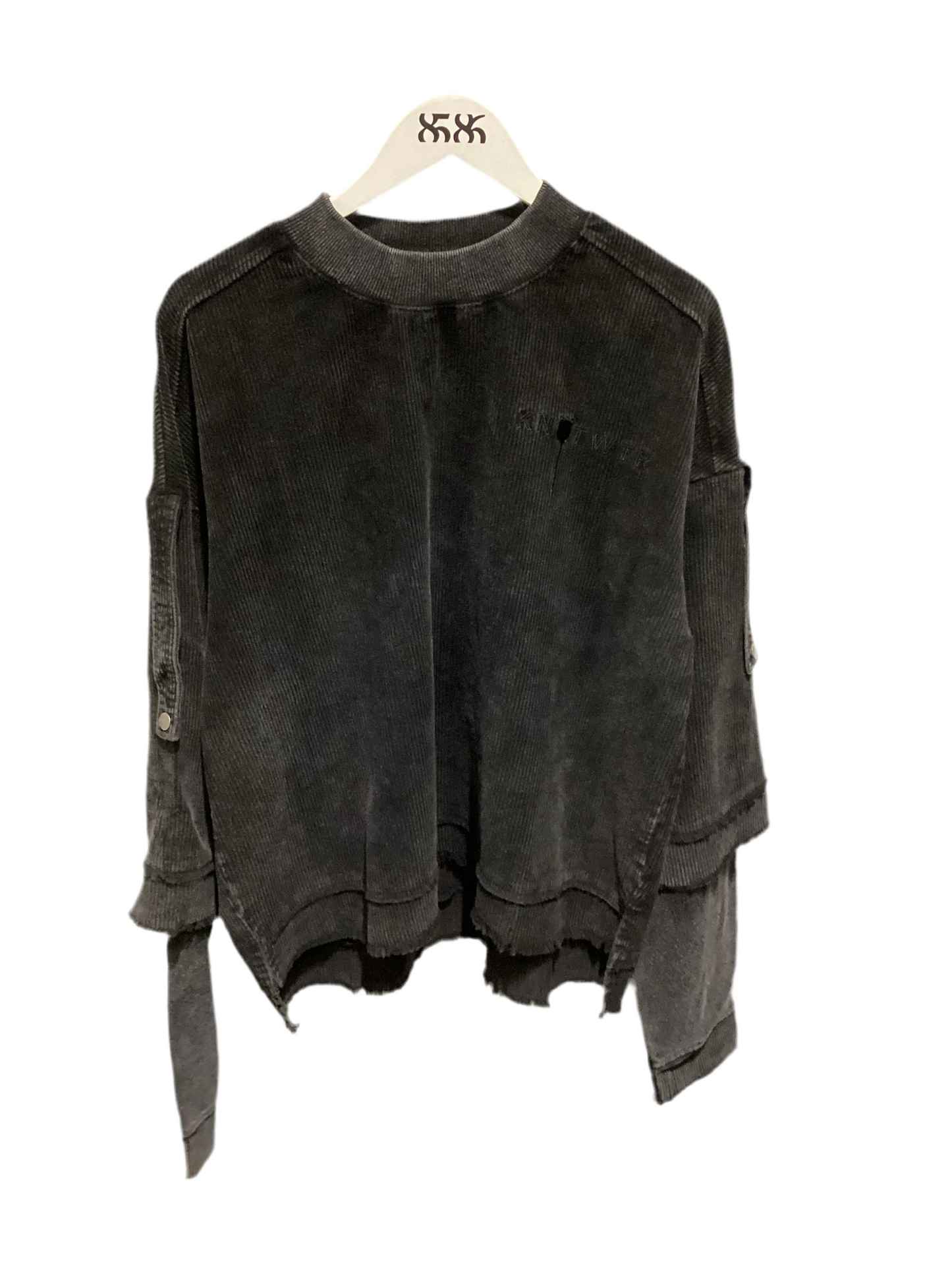 KNOTWTR: CORDUROY LONG SLEEVE TOP