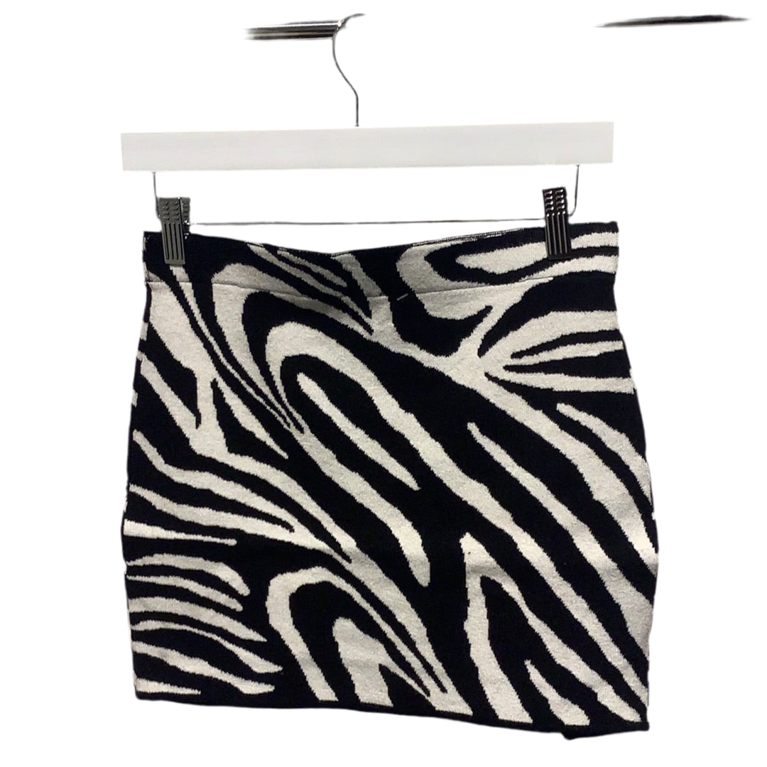 8586: ZEBRA PRINT MINI SKIRT