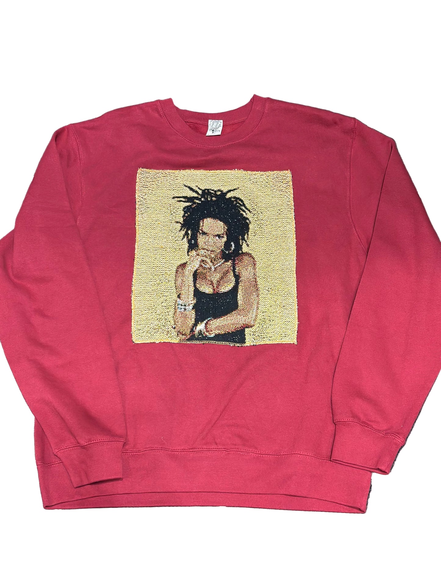 ANGEL GENTLE: TAPESTRY SWEATER- BURGUNDY