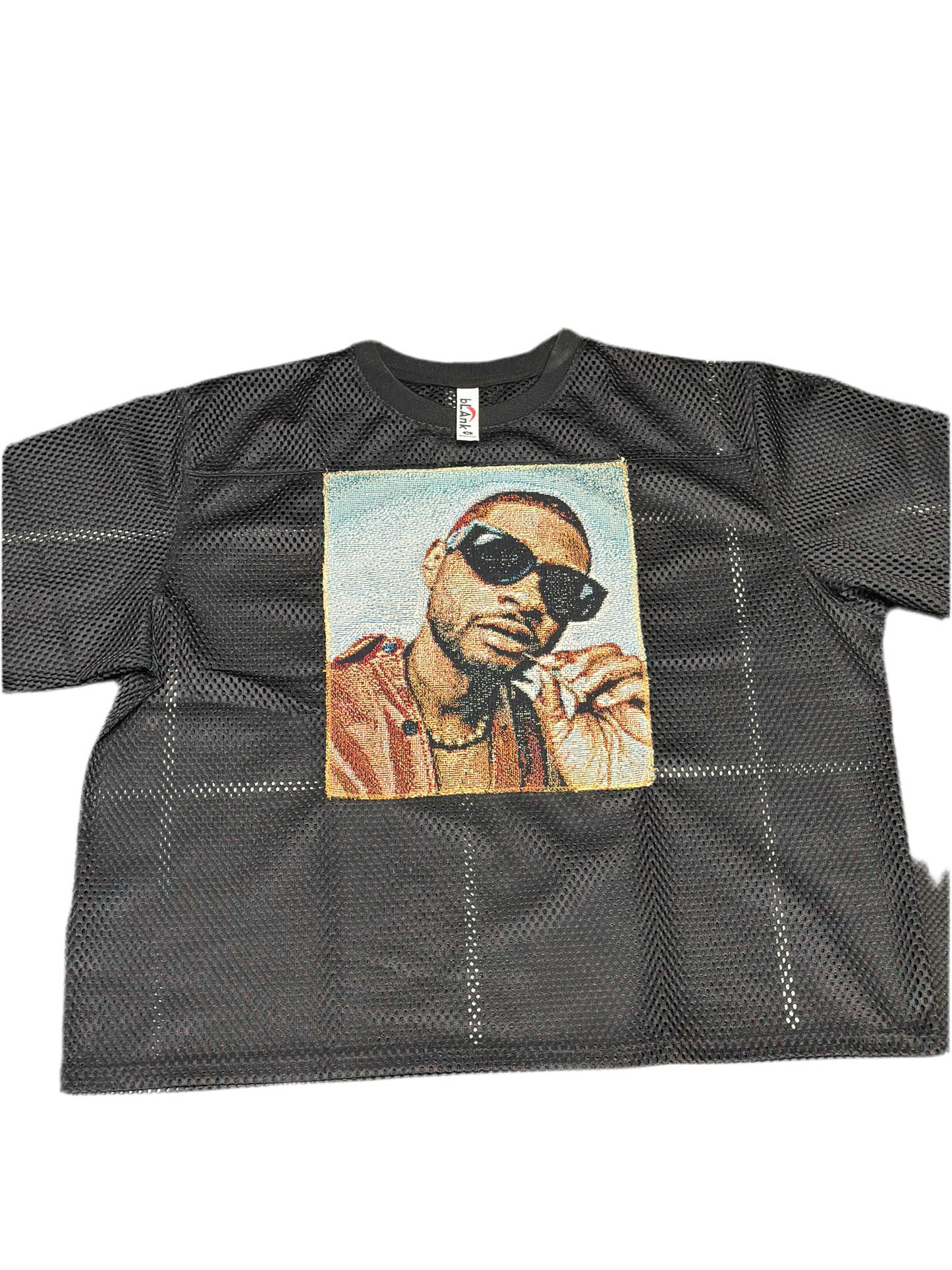 ANGEL GENTLE: USHER TAPESTRY JERSEY TOP
