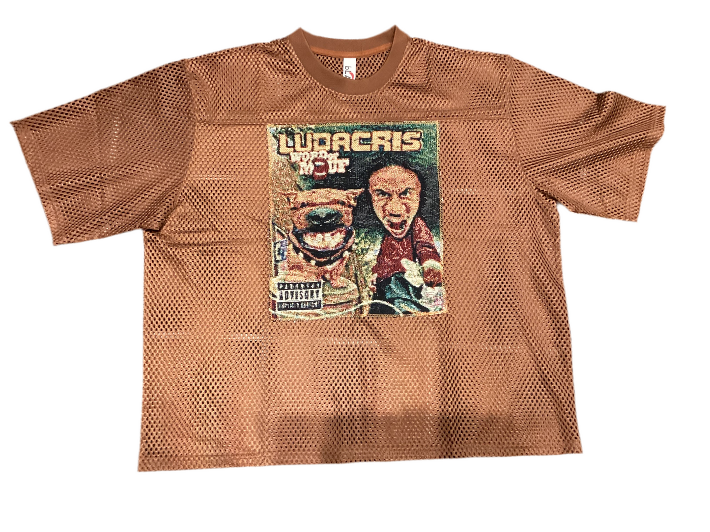 Angel Gentle: Ludacris tapestry Mesh top
