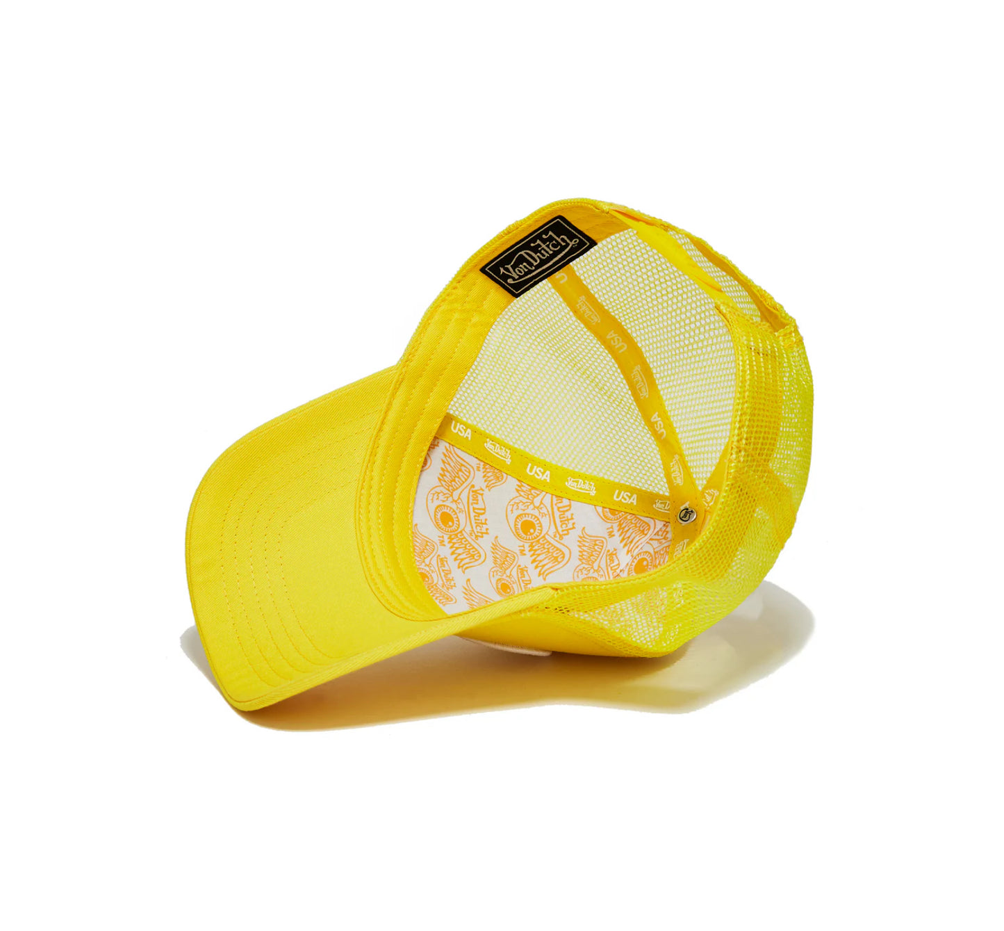 VON DUTCH: YELLOW TRUCKER HAT