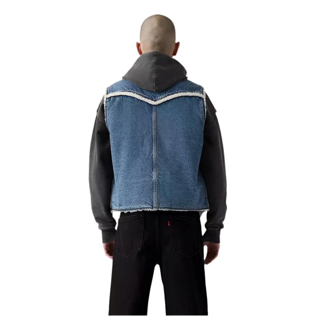 LEVIS: DENIM SHERPA VEST