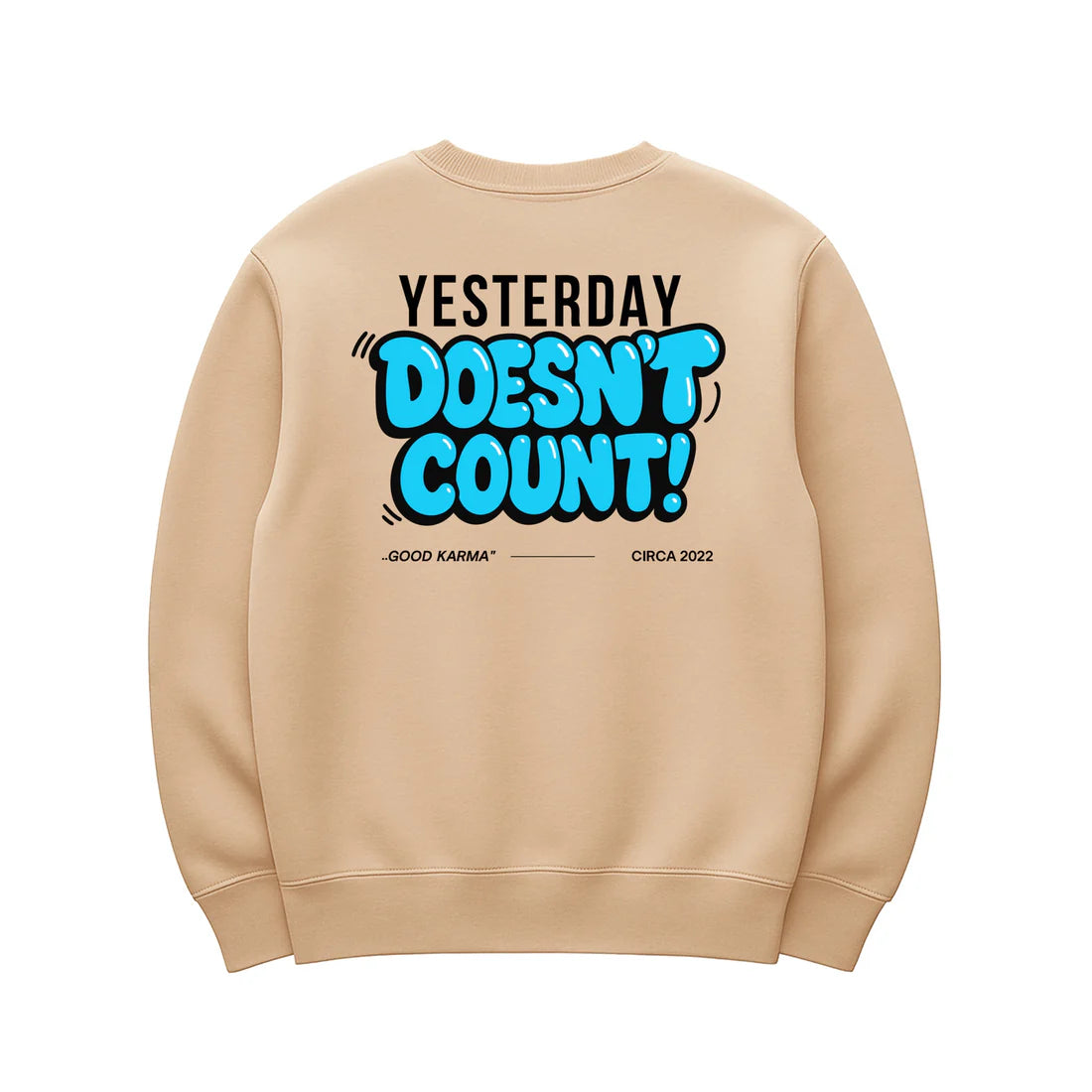 UMBRELLA BY J FRENCH: YESTERDAY DOESN’T COUNT CREWNECK