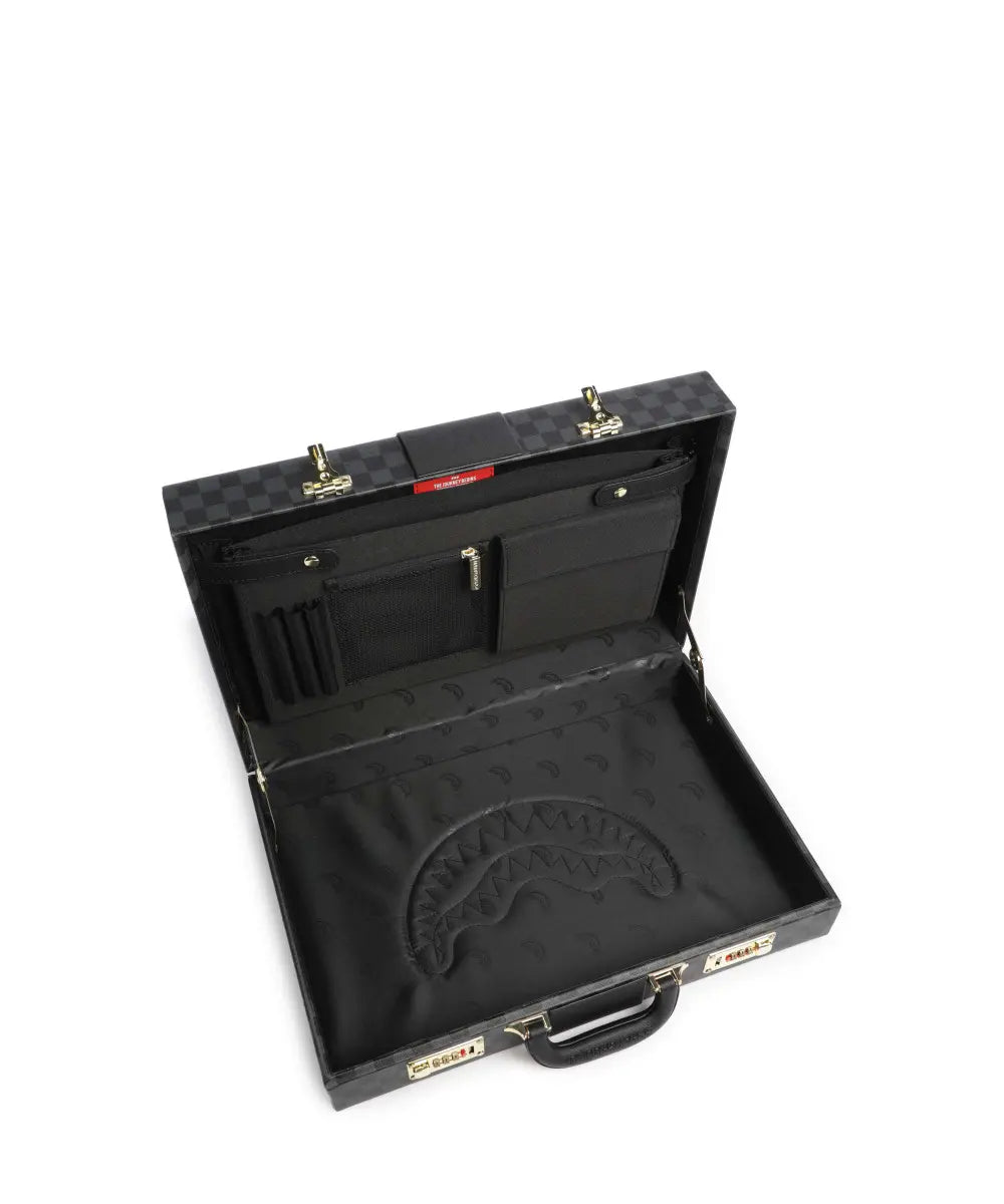 SPRAYGROUND: SPRITZ BLACK BRIEFCASE