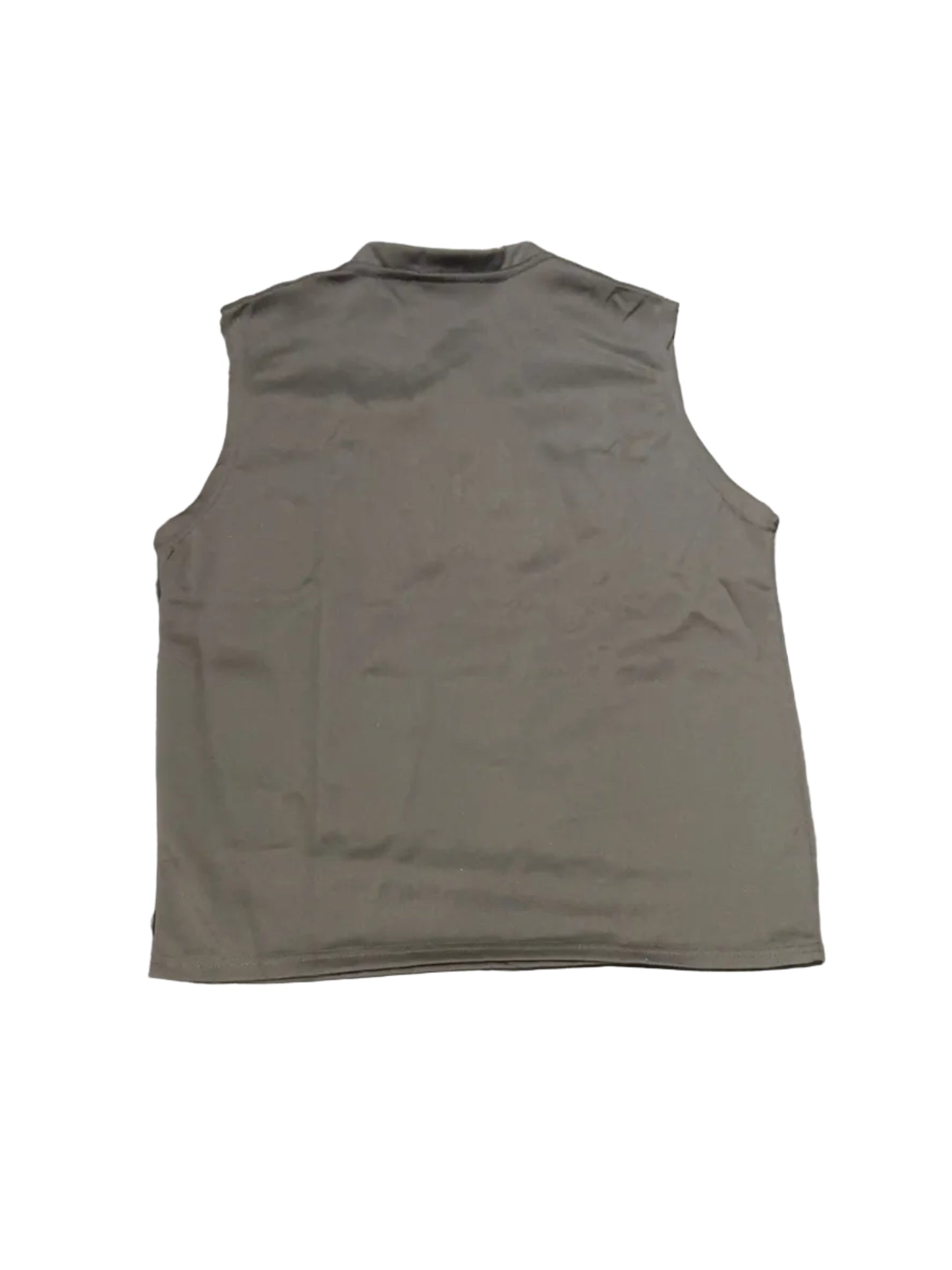 KNOTWTR: ZIP SLEEVELESS TOP