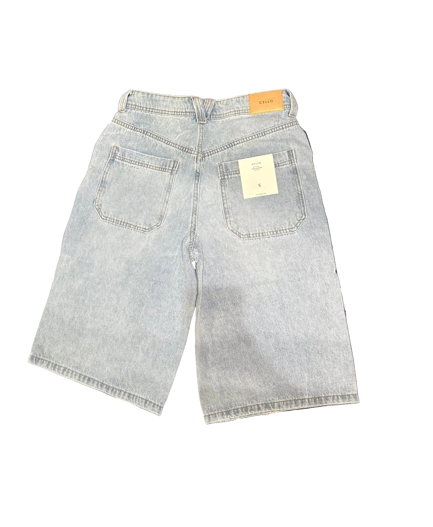 BOHO: MID WAIST BAGGY JORTS