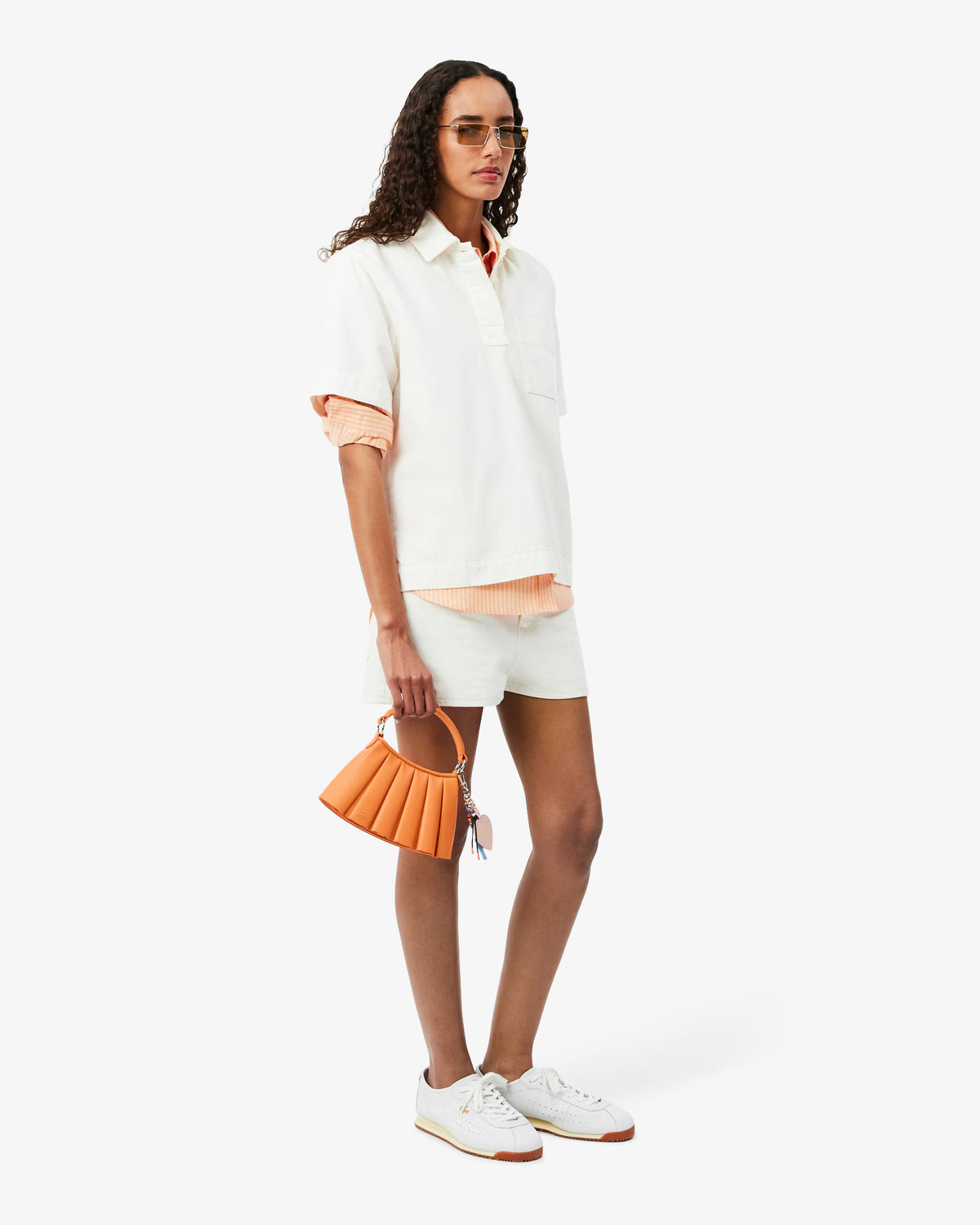 LACOSTE: MINI LENGLEN LEATHER BAG