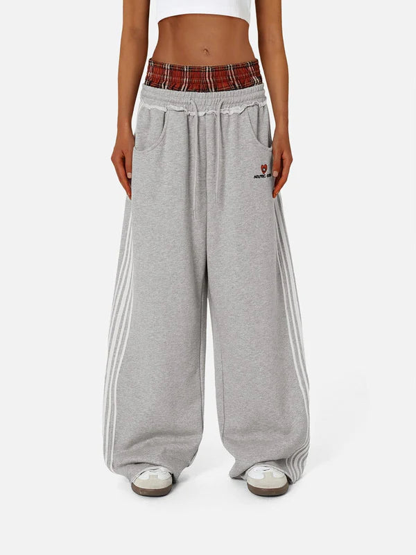 AELFRIC EDEN: DOUBLE WAIST BAAGGY SWEATPANTS