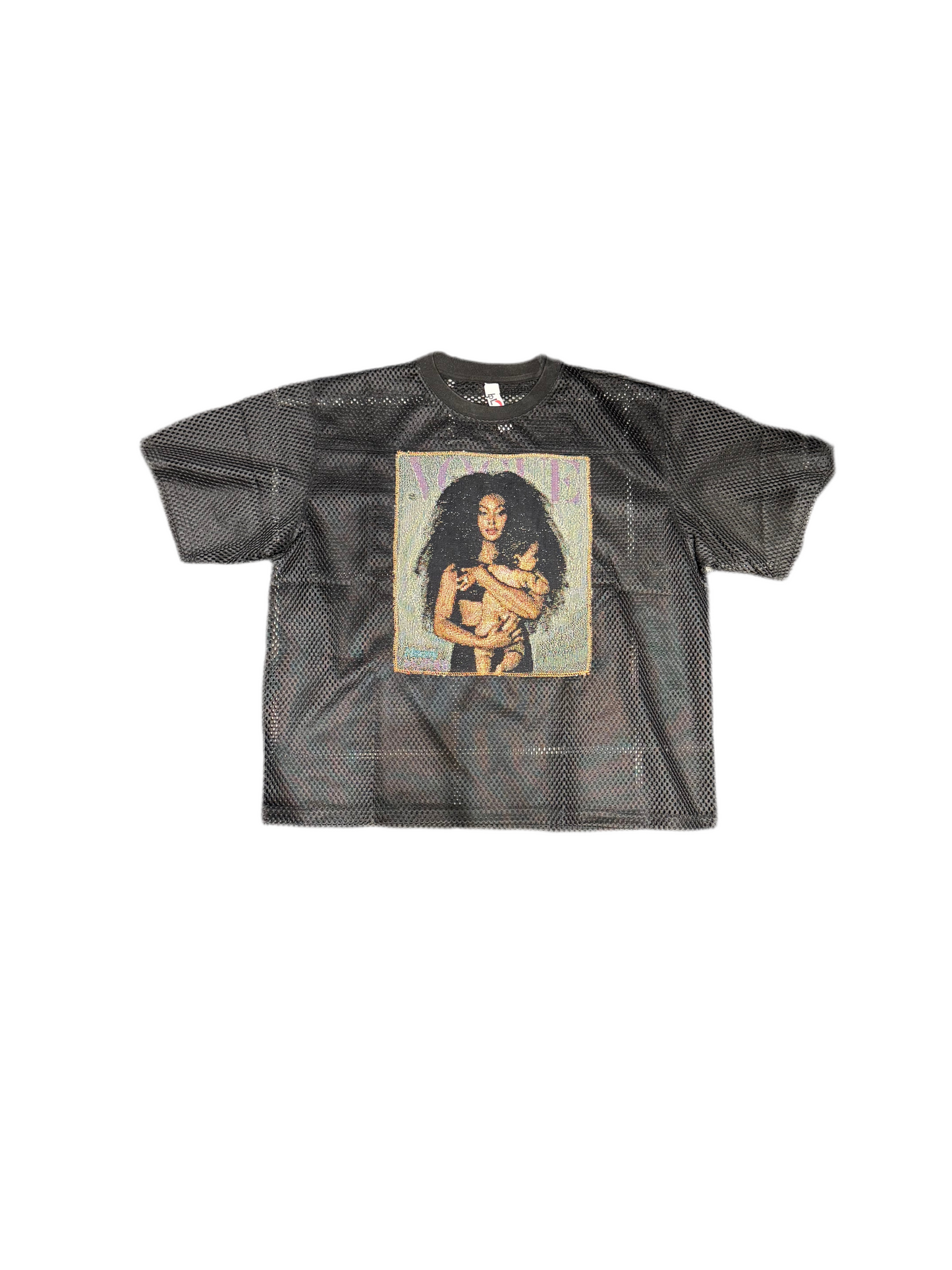 ANGEL GENTLE: NAOMI CAMPBELL MESH SHIRT