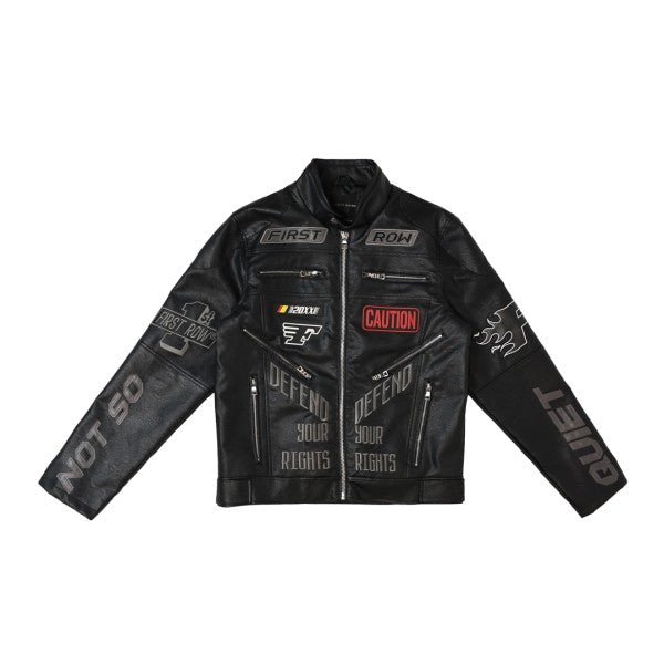 FIRST ROW: CAUTION NOT SO QUIET RACING JACKET – 85 86