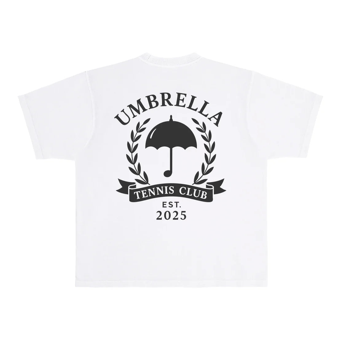 UMBRELLA BY J FRENCH: ESTABLISHED TENNIS CLUB HEAVYWEIGHT TEE