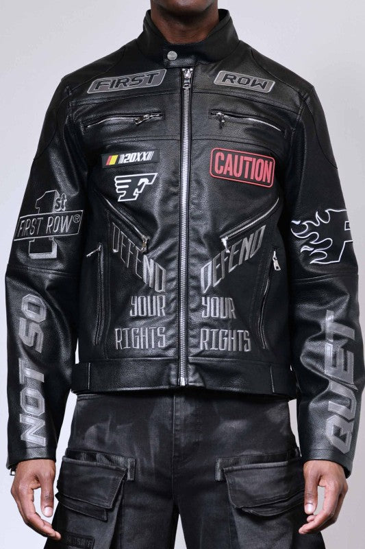 FIRST ROW: CAUTION NOT SO QUIET RACING JACKET