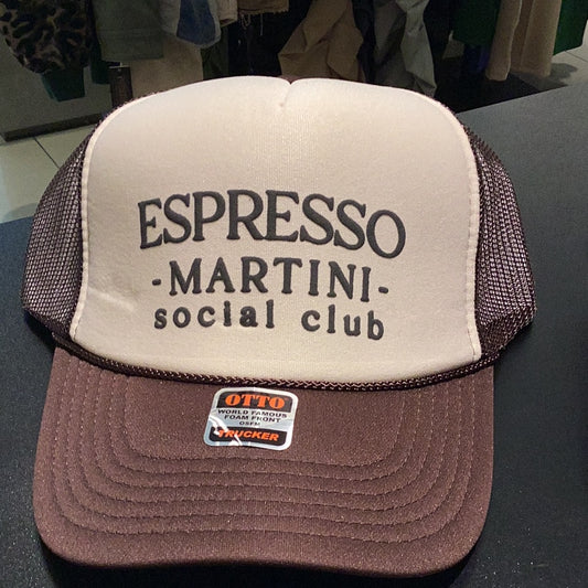 EXPESSO MARTINI SOCIAL CLUB TRUCKER HAT