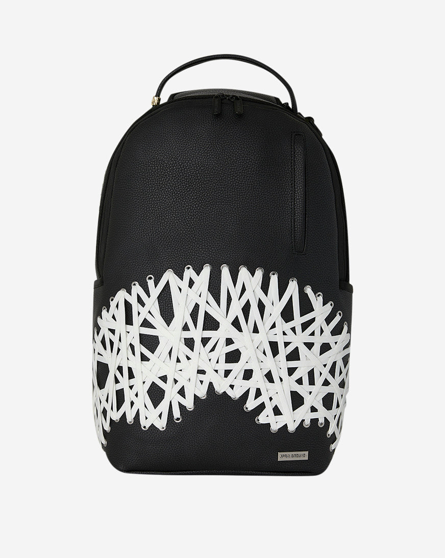SPRAYGROUND: SHOELACE SHARK BACKPACK