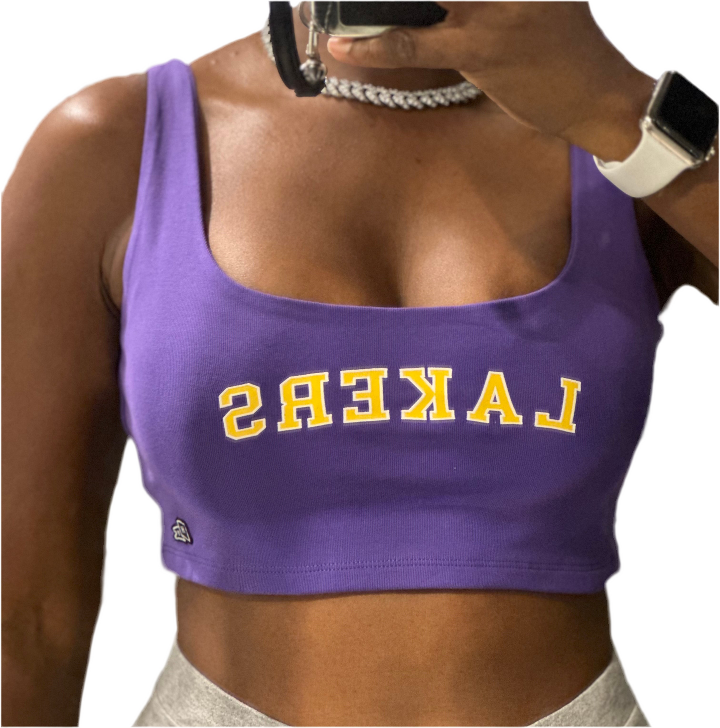 HYPE & VICE: SCOOP NECK CROP TOP