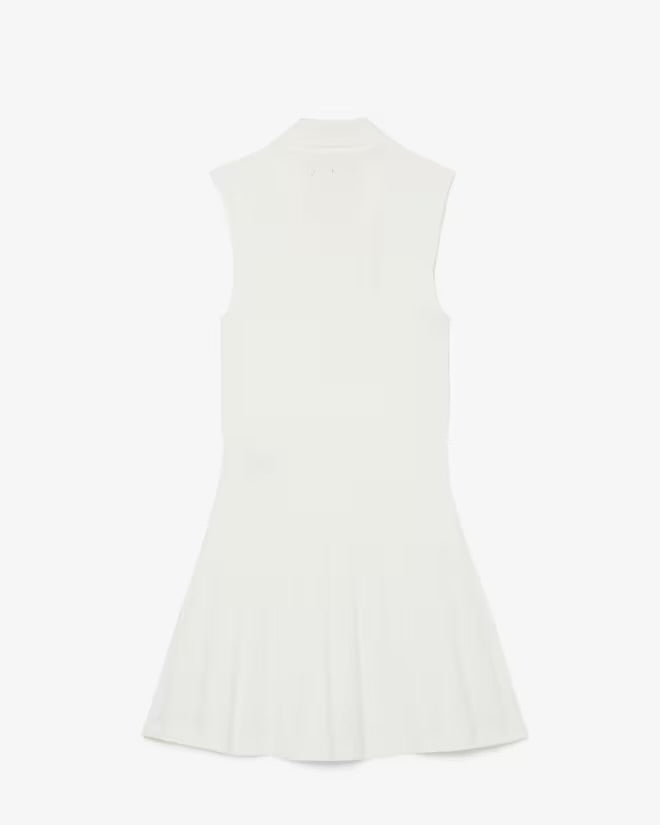 Lacoste white V-neck tennis dress
