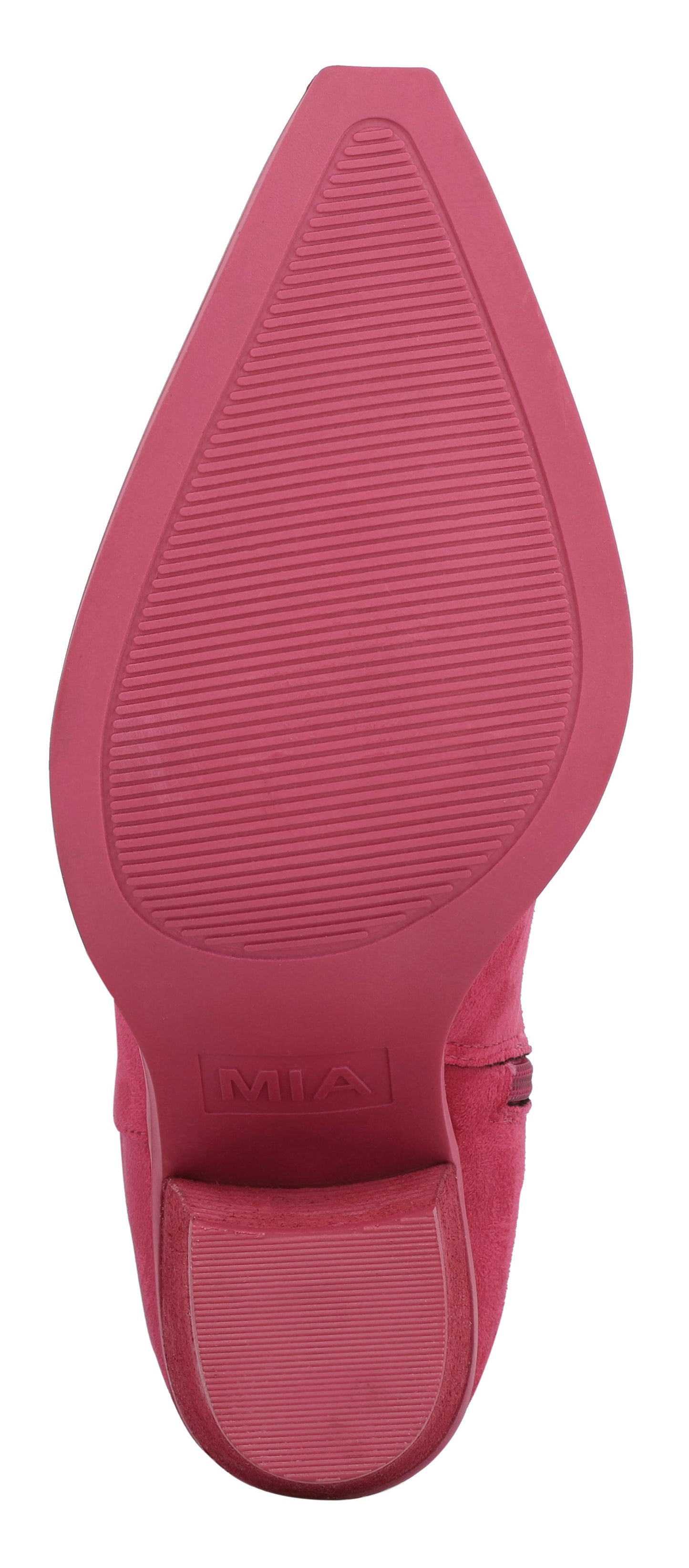 MIA: SUEDE MESSINI FUCHSIA BOOTS