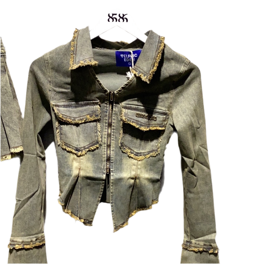 AELFRIC EDEN: DENIM JACKET TOP