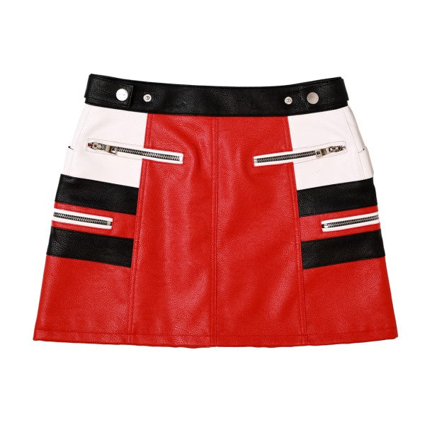 FIRST ROW: HIGH SPEED RACING MINI SKIRT