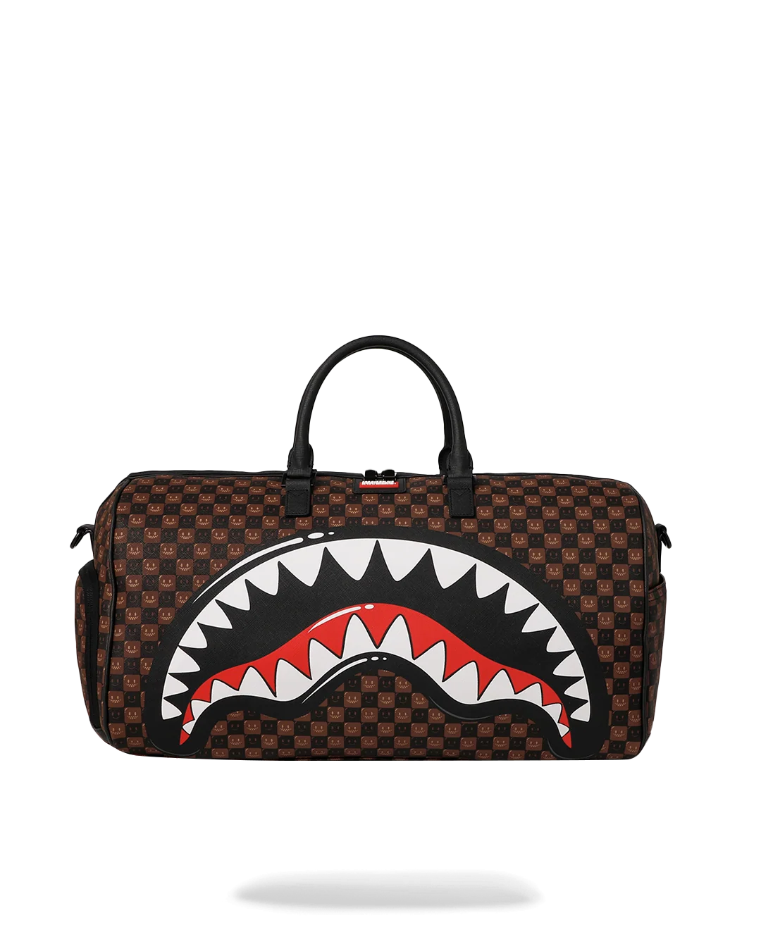 SPRAYGROUND: WTF BUBBLE BROWN DUFFLE