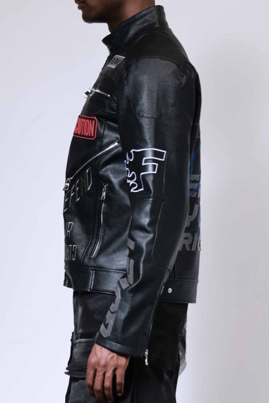 FIRST ROW: CAUTION NOT SO QUIET RACING JACKET